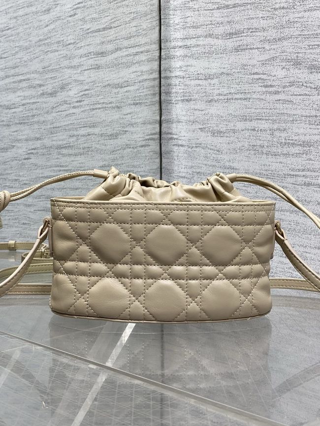 Dior Adiorable Mini Bucket Bag Cannage Lambskin S2426 Trench