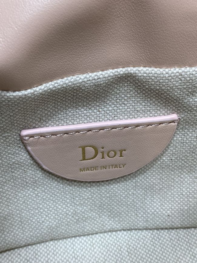 Dior Adiorable Mini Bucket Bag Cannage Lambskin S2426 pink