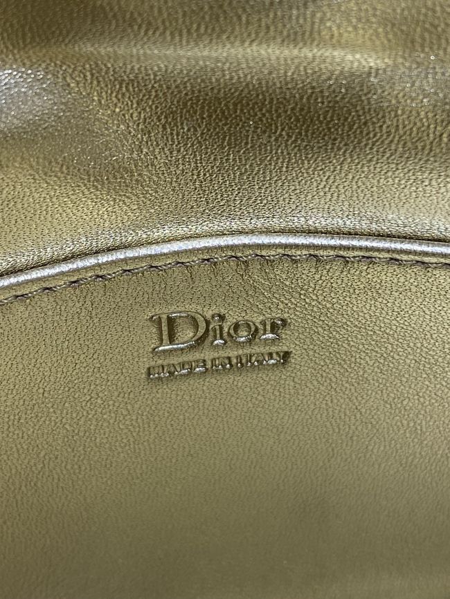 Dior Adiorable Top Handle Mini Bag Macrocannage Lambskin S1713OGY gold