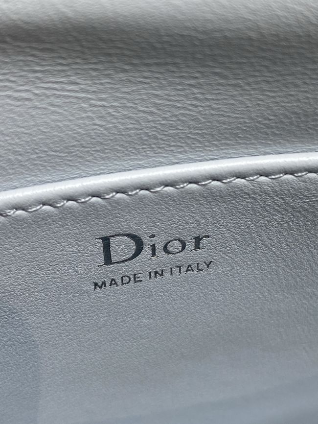 Dior Adiorable Top Handle Mini Bag Macrocannage Lambskin S1713OGY white Dior Adiorable Top Handle Mini Bag Macrocannage Lambskin S1713OGY white