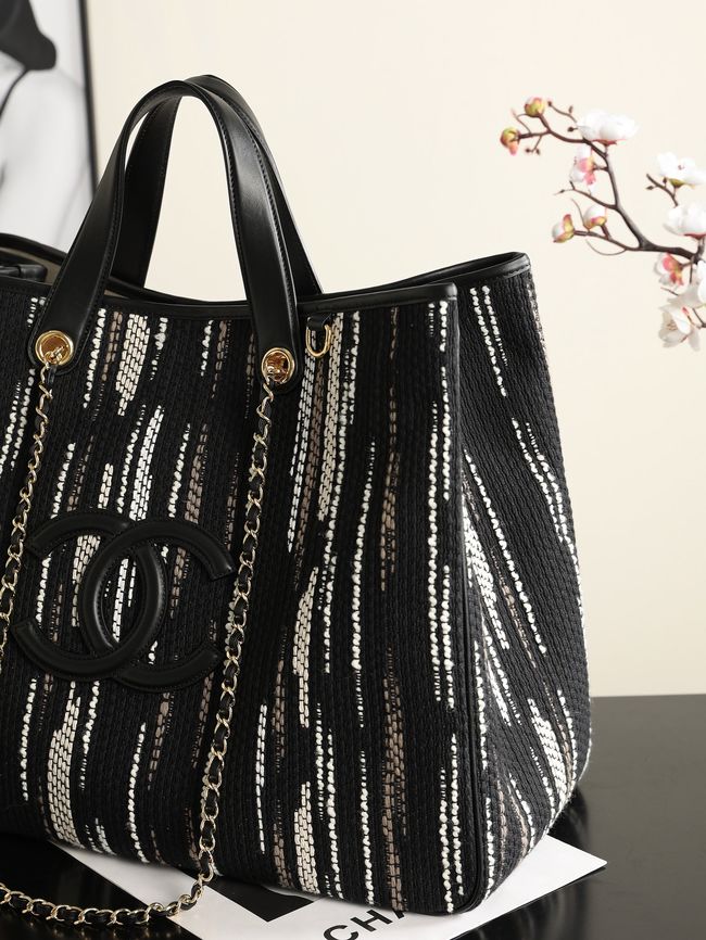Chanel Large Shopping Bag AS6201 black