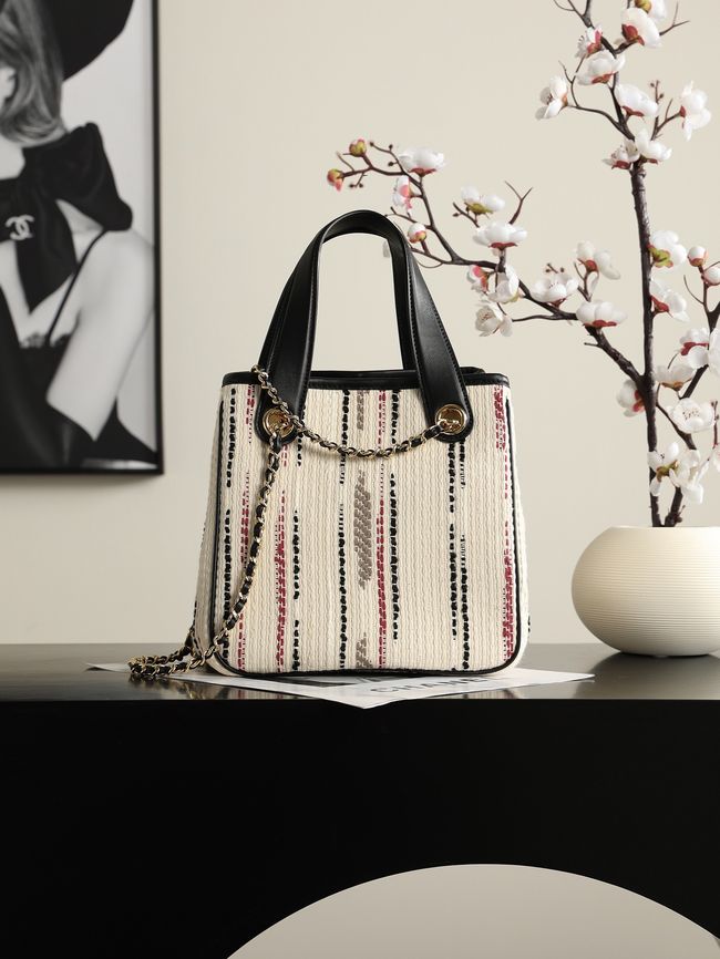 Chanel Mini Shopping Bag AS6199 White