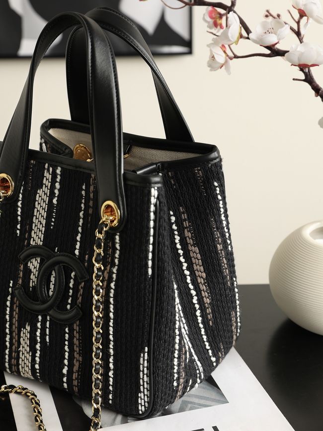 Chanel Mini Shopping Bag AS6199 black