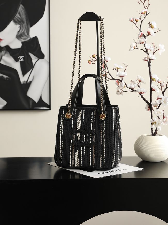 Chanel Mini Shopping Bag AS6199 black