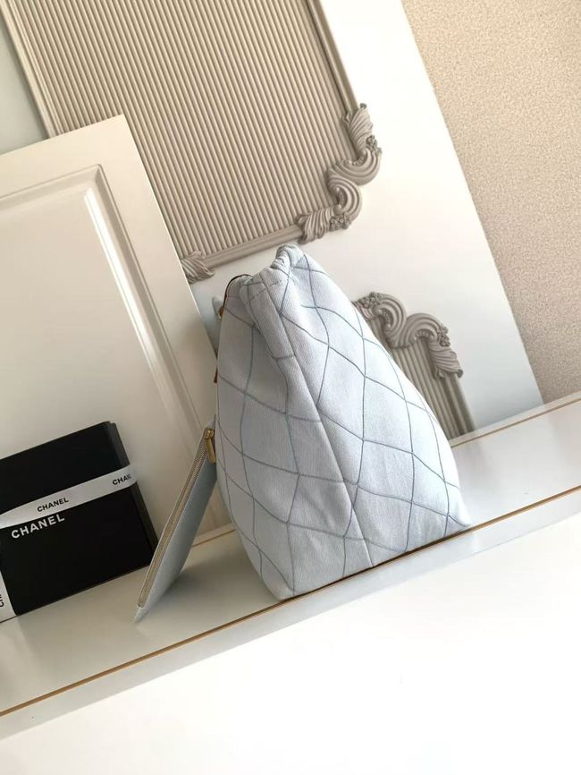 Chanel Shopping Bag AS6475 sky Blue
