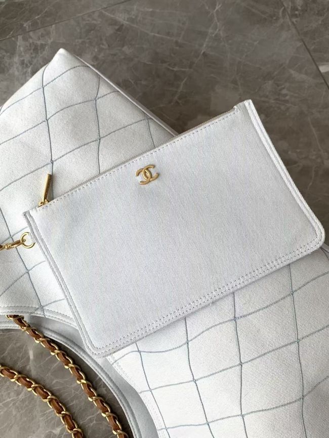 Chanel Shopping Bag AS6475 sky Blue