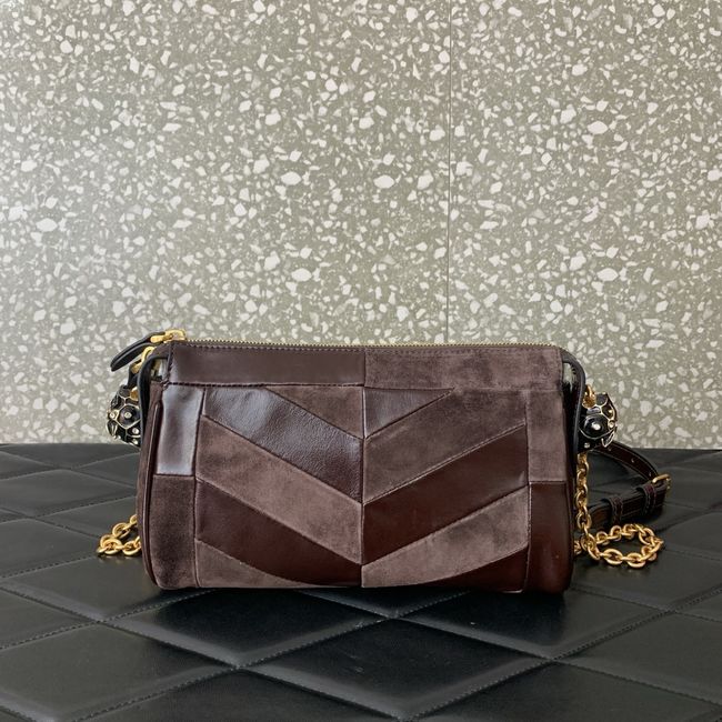 VALENTINO PANTHEA Small bag WB0S99 dark brown