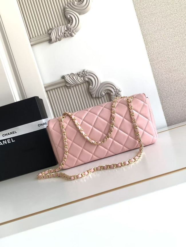 Chanel Flap Bag Lambskin AS6568 pink