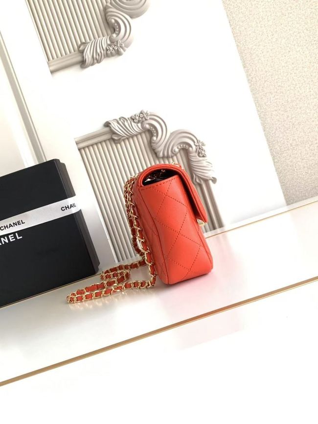 Chanel Flap Bag Lambskin AS6568 red