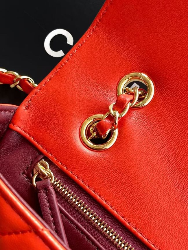 Chanel Flap Bag Lambskin AS6568 red