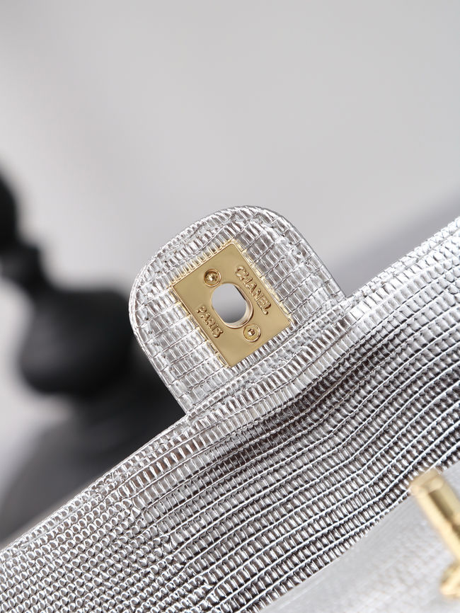 Chanel Mini Flap Bag AS6430 Silvery Chanel Mini Flap Bag AS6430 Silvery
