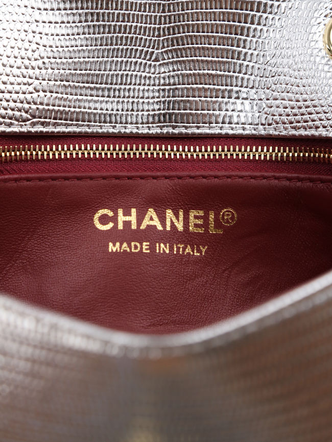 Chanel Mini Flap Bag AS6430 Silvery Chanel Mini Flap Bag AS6430 Silvery