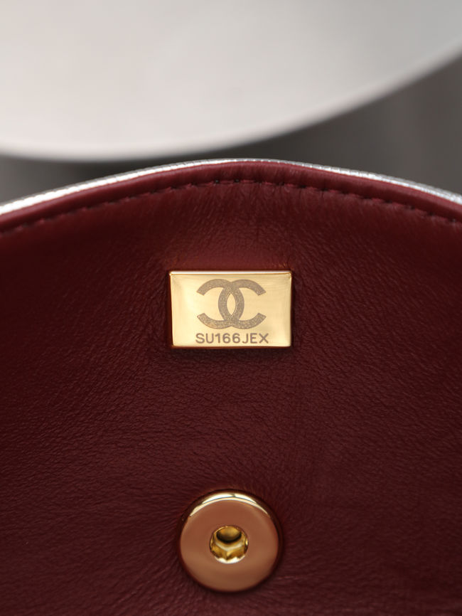Chanel Mini Flap Bag AS6430 Silvery Chanel Mini Flap Bag AS6430 Silvery