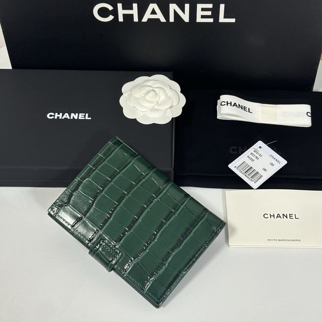 Chanel Passport Holder AP5193 green Chanel Passport Holder AP5193 green