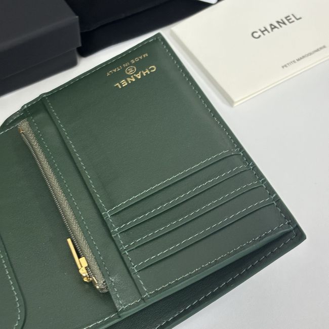 Chanel Passport Holder AP5193 green Chanel Passport Holder AP5193 green