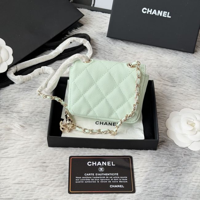 Chanel Wallet on Chain AP2401 Minty Chanel Wallet on Chain AP2401 Minty