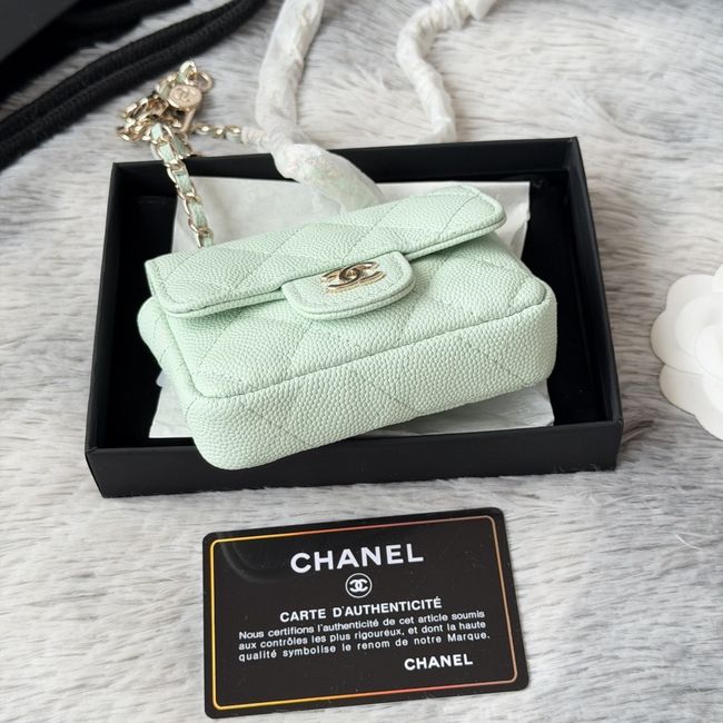 Chanel Wallet on Chain AP2401 Minty Chanel Wallet on Chain AP2401 Minty