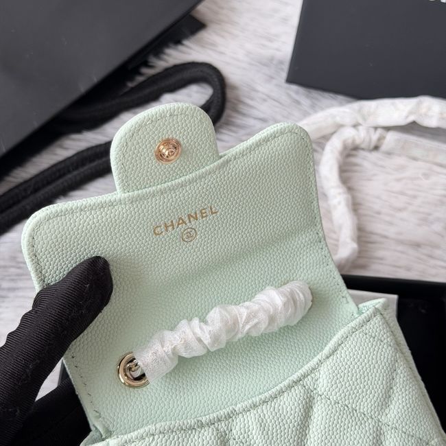Chanel Wallet on Chain AP2401 Minty Chanel Wallet on Chain AP2401 Minty