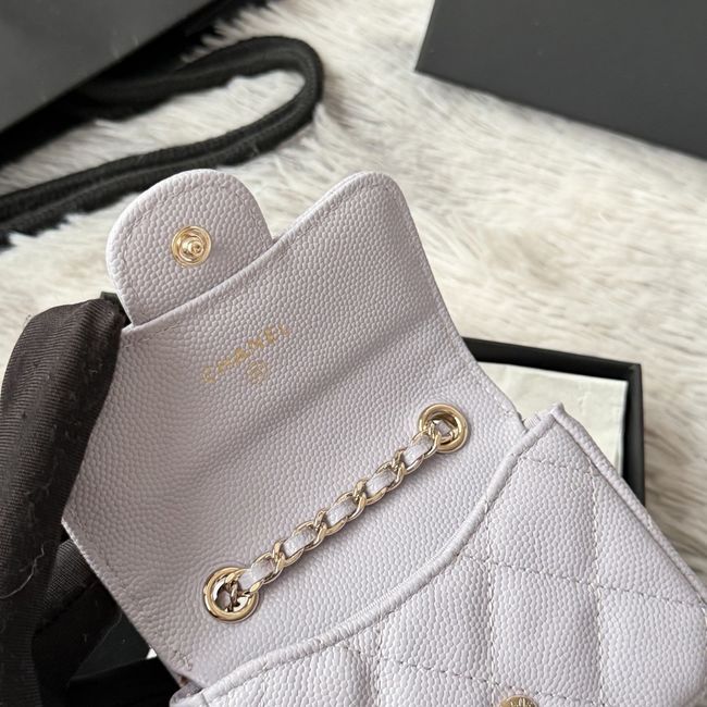 Chanel Wallet on Chain AP2401 light gray Chanel Wallet on Chain AP2401 light gray