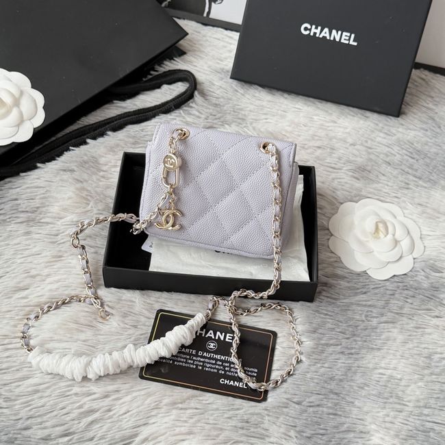 Chanel Wallet on Chain AP2401 light gray Chanel Wallet on Chain AP2401 light gray