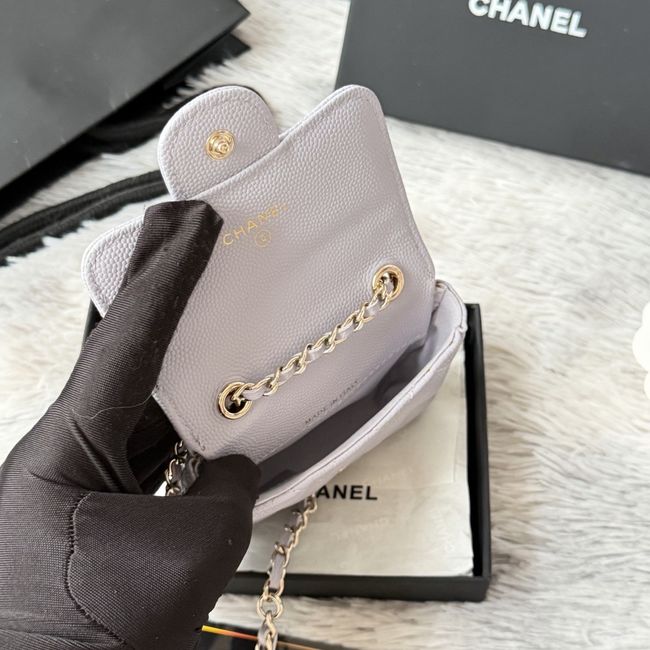 Chanel Wallet on Chain AP2401 light gray Chanel Wallet on Chain AP2401 light gray