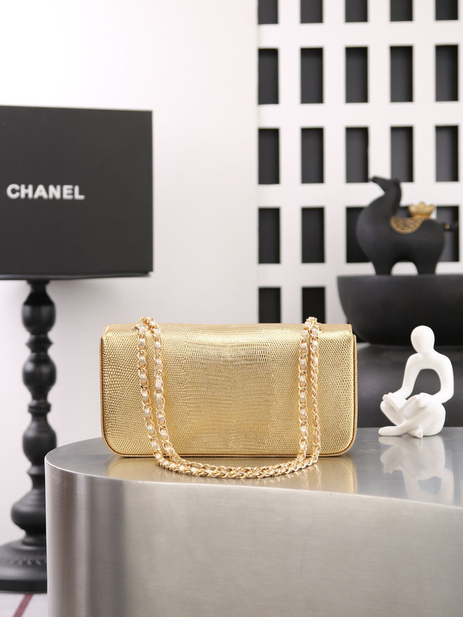 Chanel small Flap Bag AS6568 Gold Chanel small Flap Bag AS6568 Gold