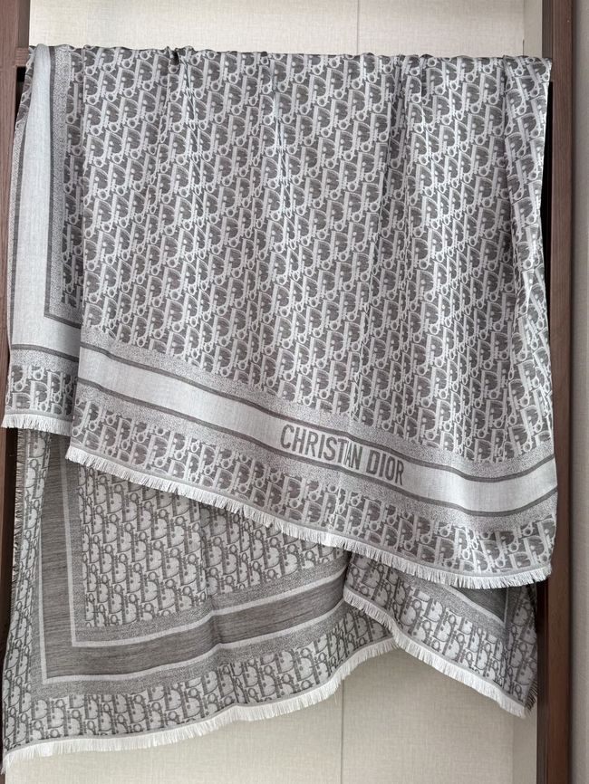Dior Oblique Shawl Wool and Silk Jacquard I1058-3