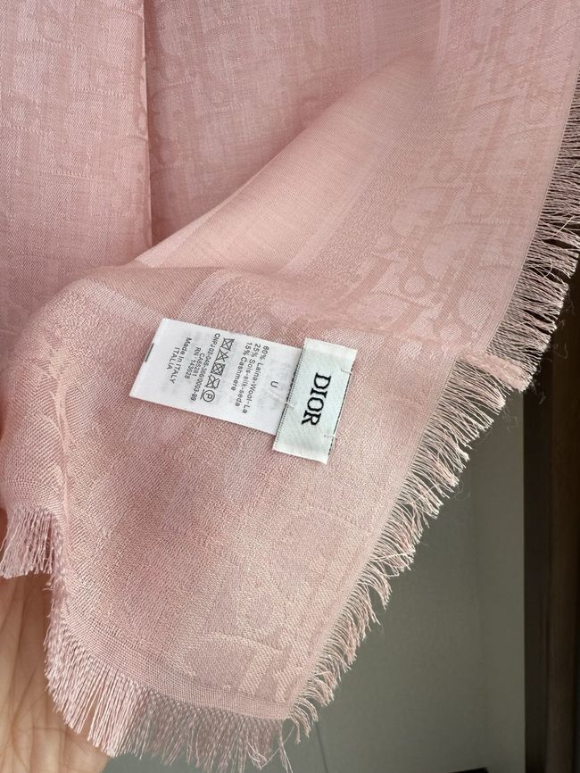 Dior Oblique Shawl Wool and Silk Jacquard I1058-4