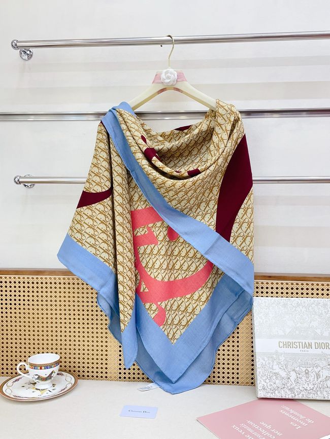 Dior Oblique Shawl Wool and Silk Jacquard I1060-1