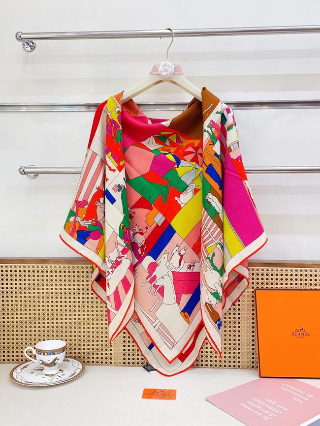 Hermes cashmere Shawl H36119-3