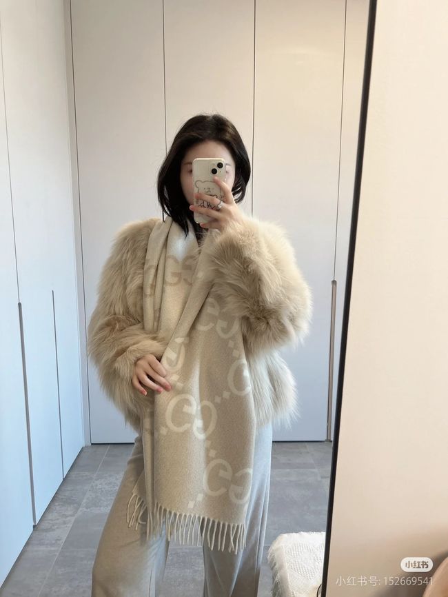 Gucci Reversible Cashmere scarf A006HK-2