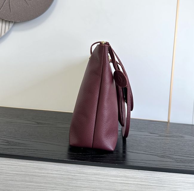 Chanel Shopping Bag Grained Calfskin AS6483 Burgundy