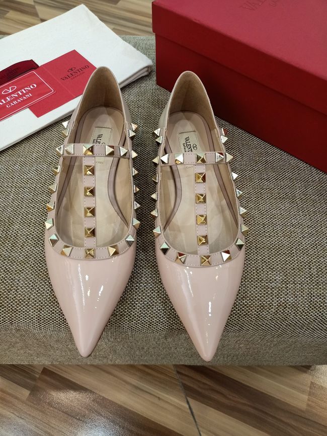Valentino ROCKSTUD patent leather studded ballet flats WS0403V-1