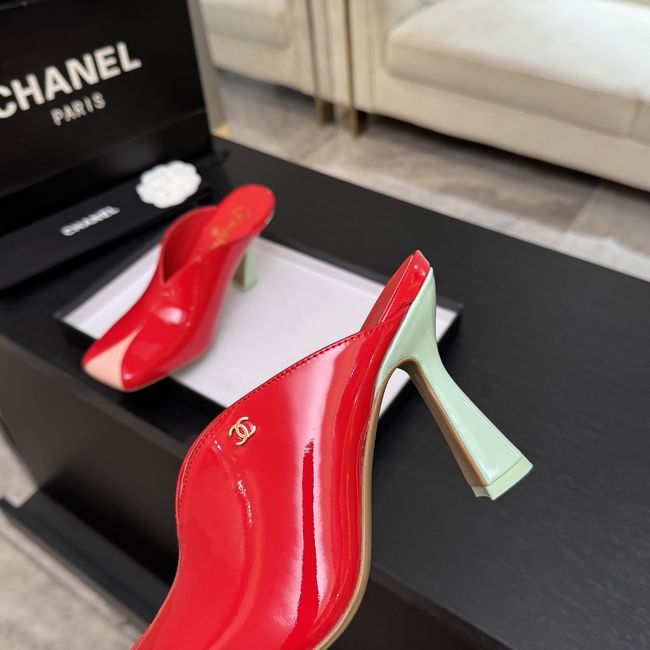Chanel Mules Patent Calfskin G47606-7