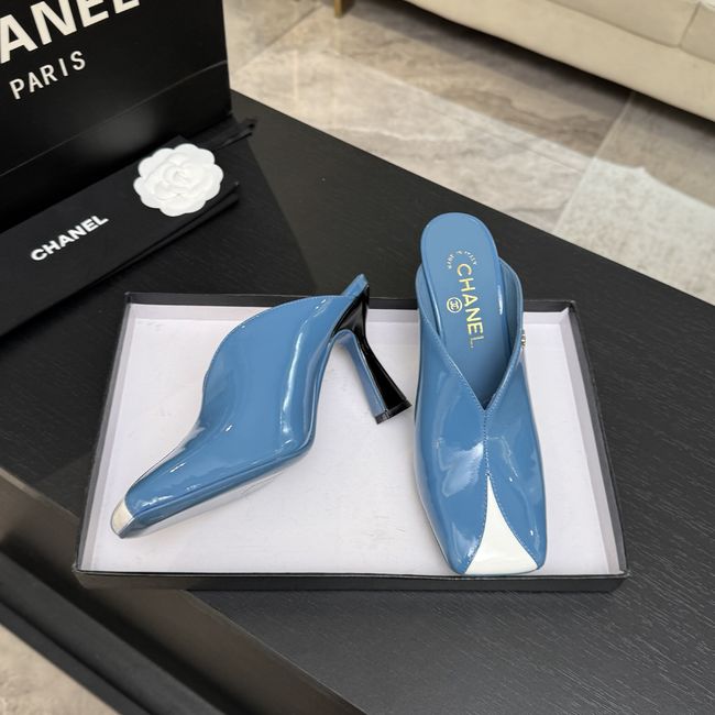 Chanel Mules Patent Calfskin G47606-8
