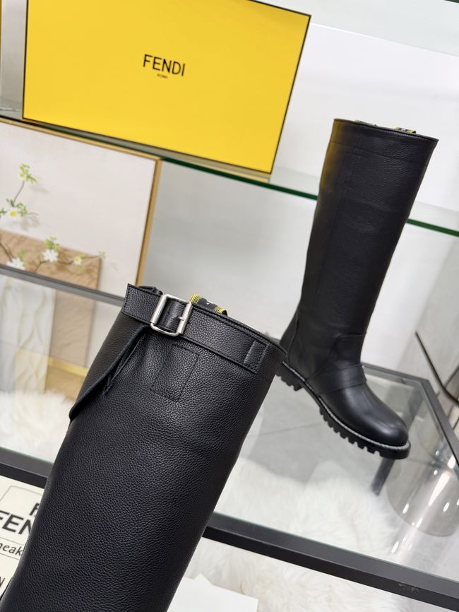 FENDI Commando leather boots 8T9048-1