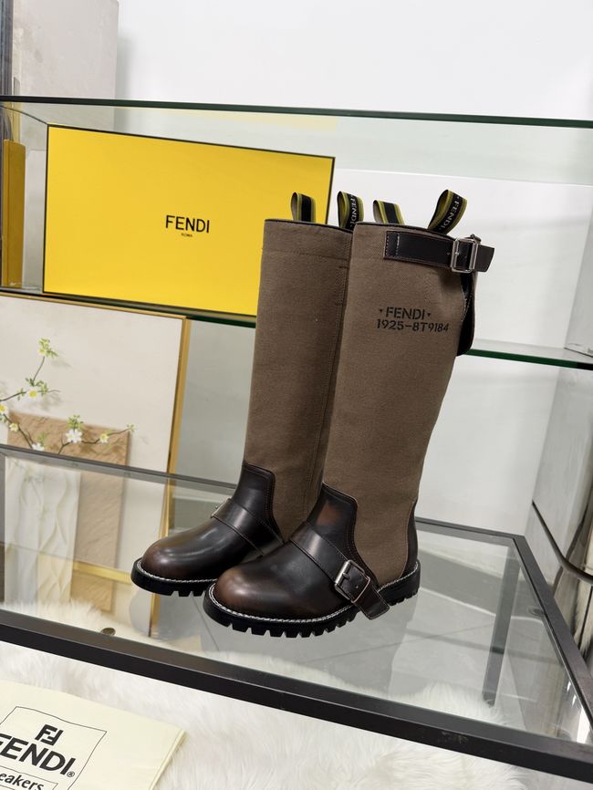 FENDI Commando leather boots 8T9048-3
