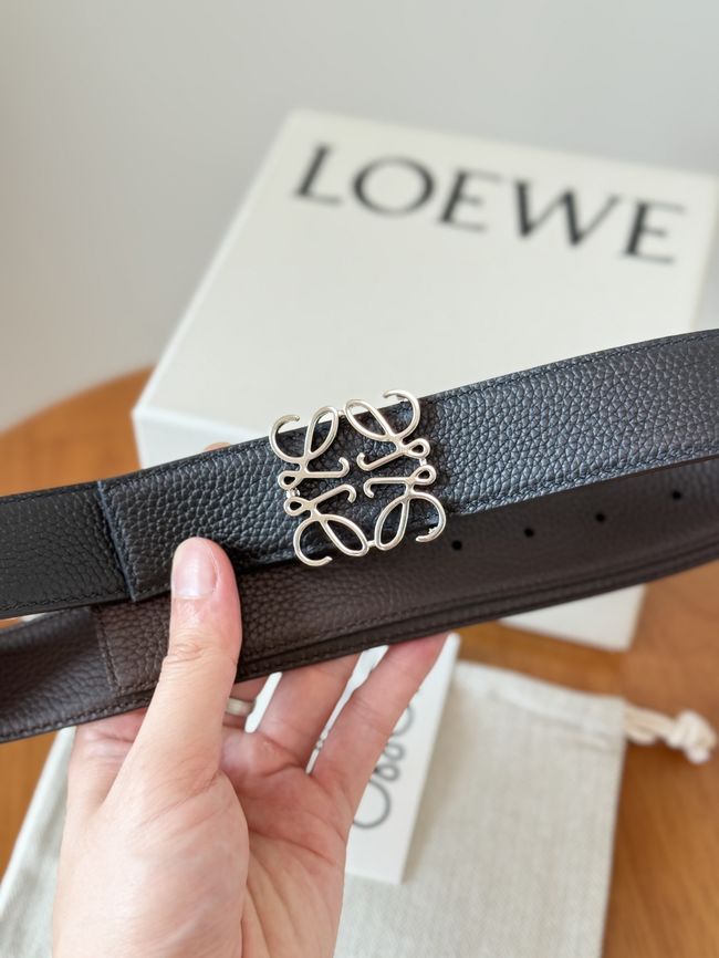 Loewe Cowhide Double-Sided Anagram Belt 35MM 26X03-2
