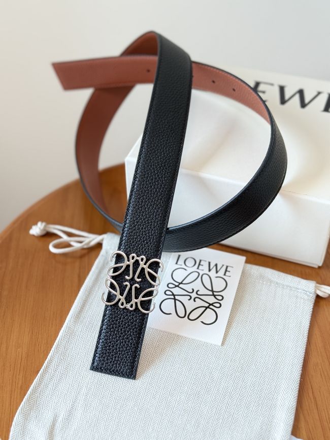 Loewe Cowhide Double-Sided Anagram Belt 35MM 26X03-4