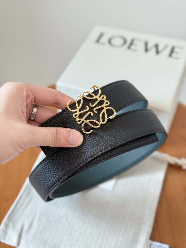 Loewe Cowhide Double-Sided Anagram Belt 35MM 26X03-5 Loewe Cowhide Double-Sided Anagram Belt 35MM 26X03-5