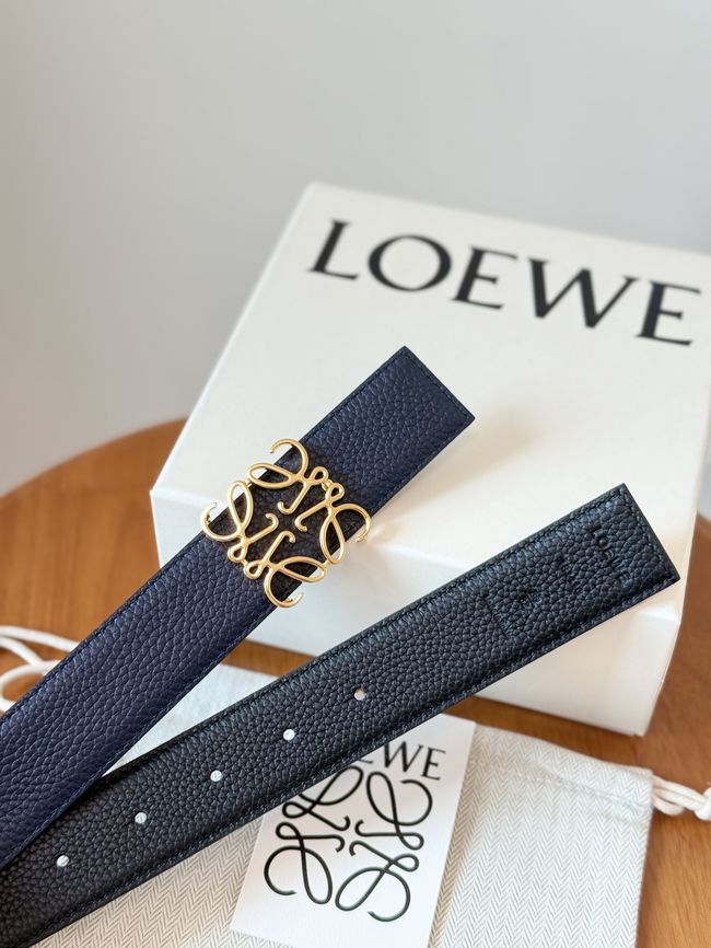 Loewe Cowhide Double-Sided Anagram Belt 35MM 26X03-7