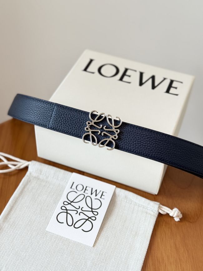 Loewe Cowhide Double-Sided Anagram Belt 35MM 26X03-8 Loewe Cowhide Double-Sided Anagram Belt 35MM 26X03-8