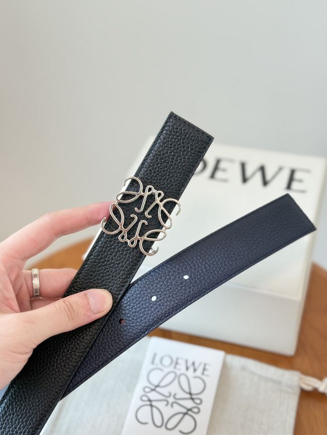Loewe Cowhide Double-Sided Anagram Belt 35MM 26X03-8 Loewe Cowhide Double-Sided Anagram Belt 35MM 26X03-8