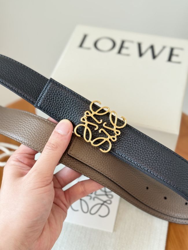 Loewe Cowhide Double-Sided Anagram Belt 35MM 26X03-9 Loewe Cowhide Double-Sided Anagram Belt 35MM 26X03-9