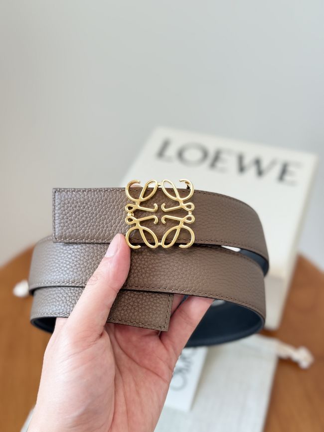 Loewe Cowhide Double-Sided Anagram Belt 35MM 26X03-9 Loewe Cowhide Double-Sided Anagram Belt 35MM 26X03-9