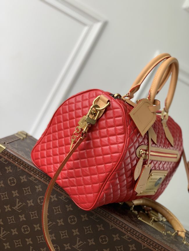 Louis Vuitton Speedy P9 Bandouliere M2A408 red