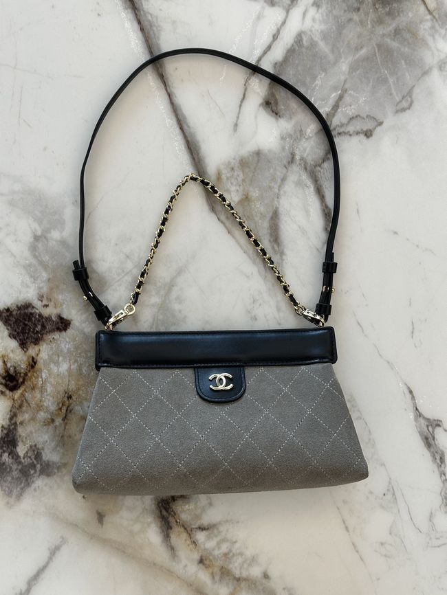 Chanel Clutch with Chain AP5540 gray