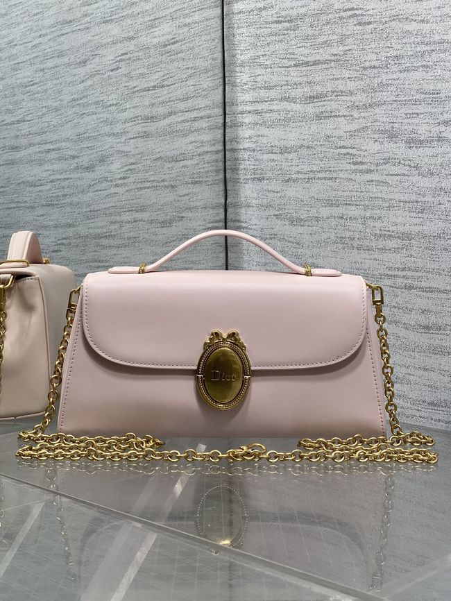 Dior Medaillon Pouch Ballet Pink Smooth Calfskin M3671