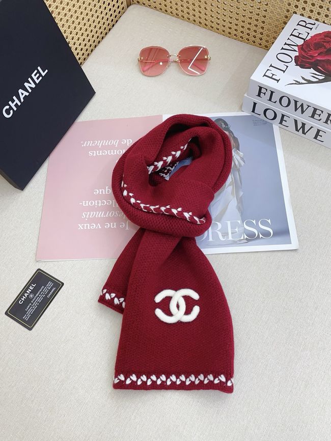 Chanel Cashmere Scarf&Hat AAC073-3