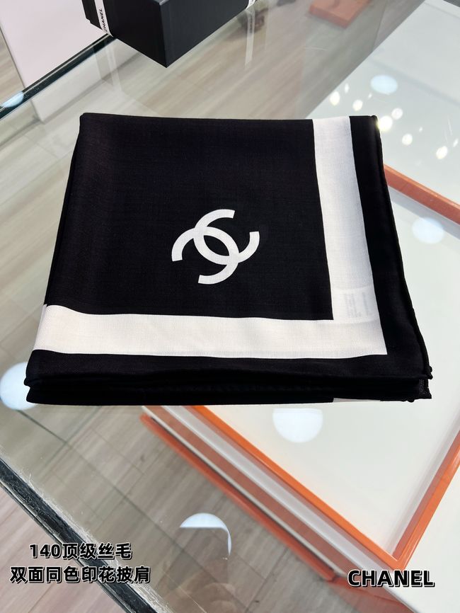 Chanel Wool and Silk Shawl AAC494-2
